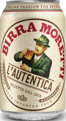 Birra Moretti blik van 33cl Birra Moretti blik van 33cl